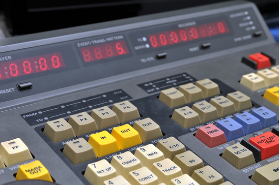 Editing deck at WMV Video Productions professional editing equipment at WMV Video Productions makes all the difference